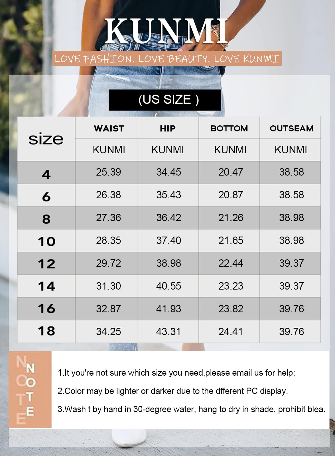 Women's Ripped Skinny Jeans Distressed Stretchy Denim Pants