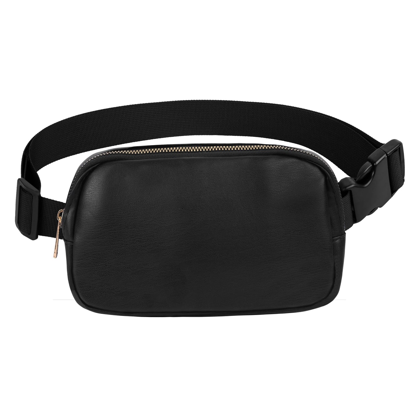VOROLO Fanny Pack Christmas Gift For Women And Men Crossbody Bag Belt Bag Bum Bag with Adjustable Strap for Sports Black