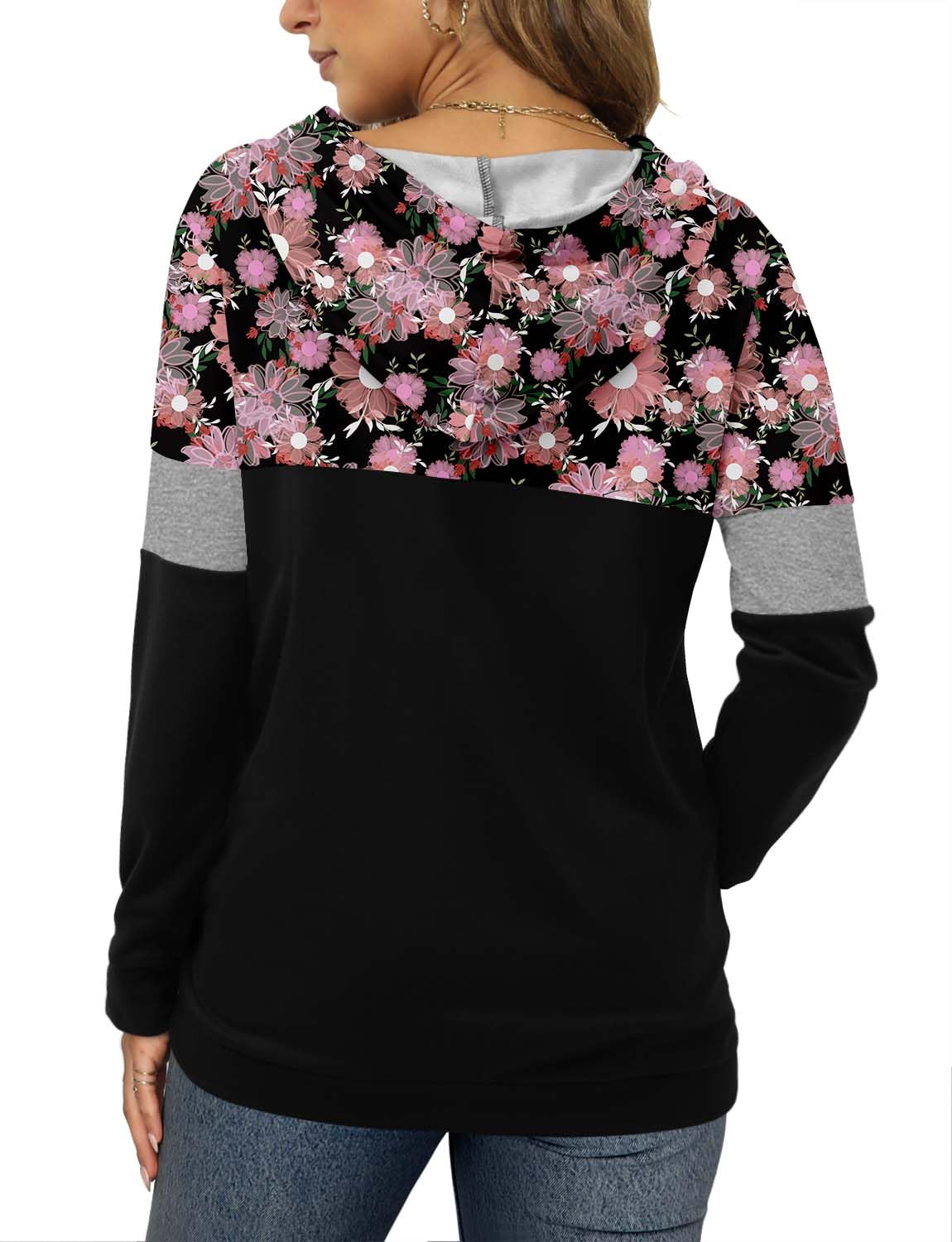 Women's Pullover Hoodies Girls Trendy Fashion Tops Hooded Sweatshirts