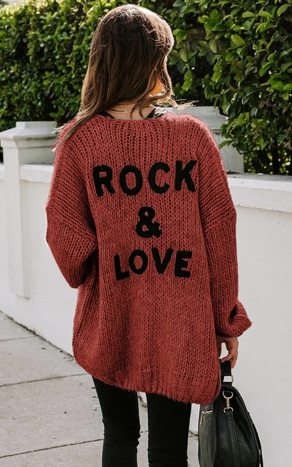PRETTYGARDEN Women's Long Sleeve Open Front Knit Cardigans Sweaters Soft Loose Draped Coat Outerwear