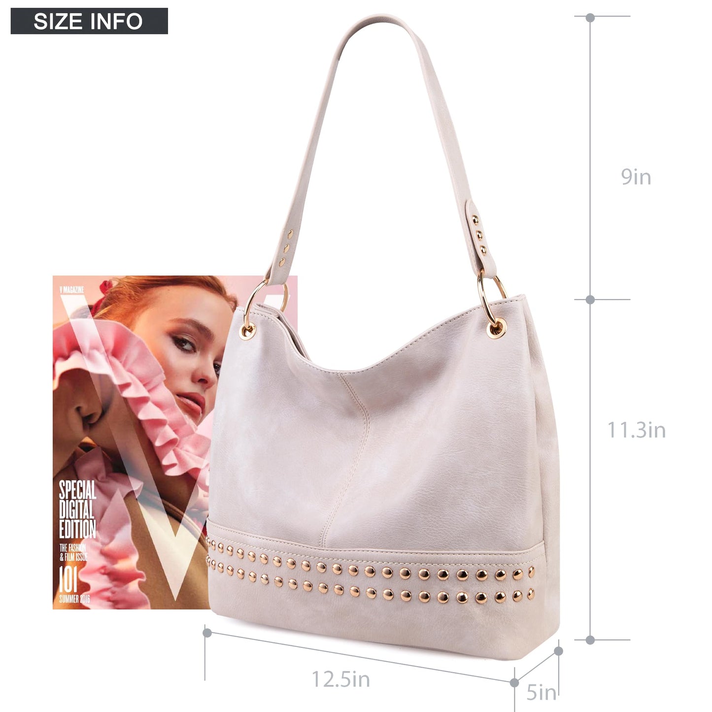 Hobo Bag Purses and Handbags for Women Top Handle Handbags with Zipper