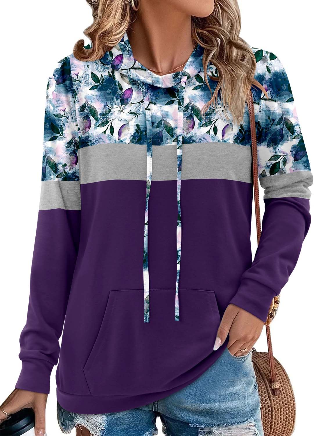 Women's Pullover Hoodies Girls Trendy Fashion Tops Hooded Sweatshirts
