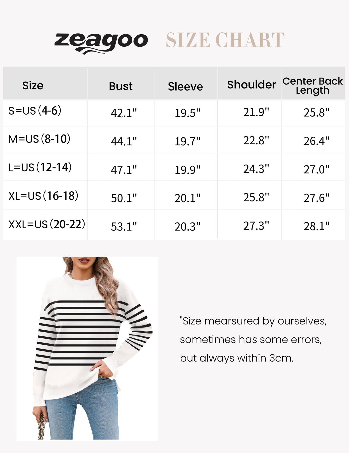 Womens Crewneck Pullover Sweater Long Sleeve Knit Side Slit