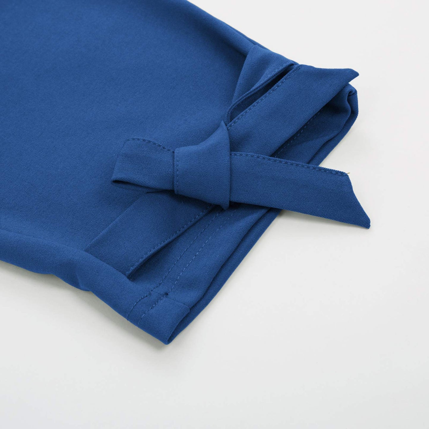 Women’s Casual High Waist Pencil Pants with Pockets Bow-Knot Cropped Paper Bag Pants