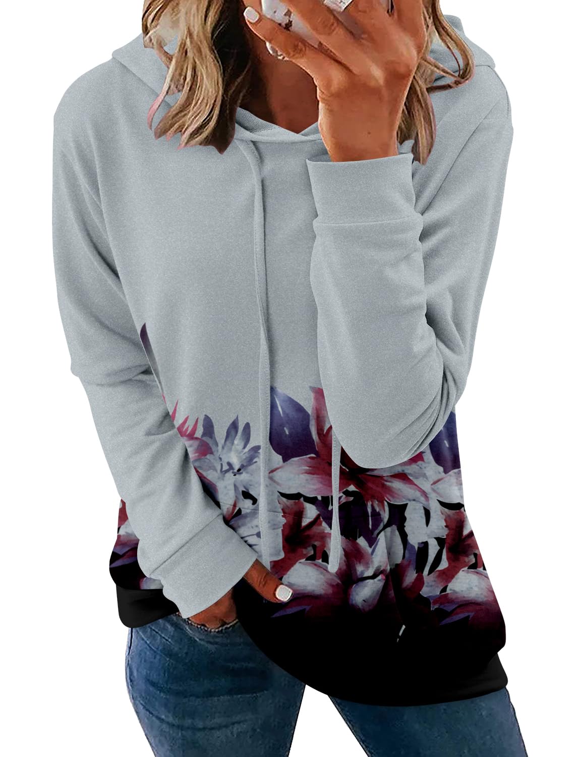 Women's Pullover Hoodies Girls Trendy Fashion Tops Hooded Sweatshirts