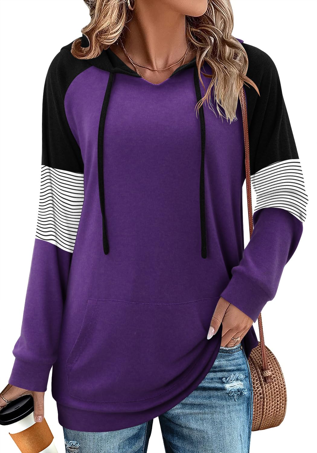 Women's Pullover Hoodies Girls Trendy Fashion Tops Hooded Sweatshirts