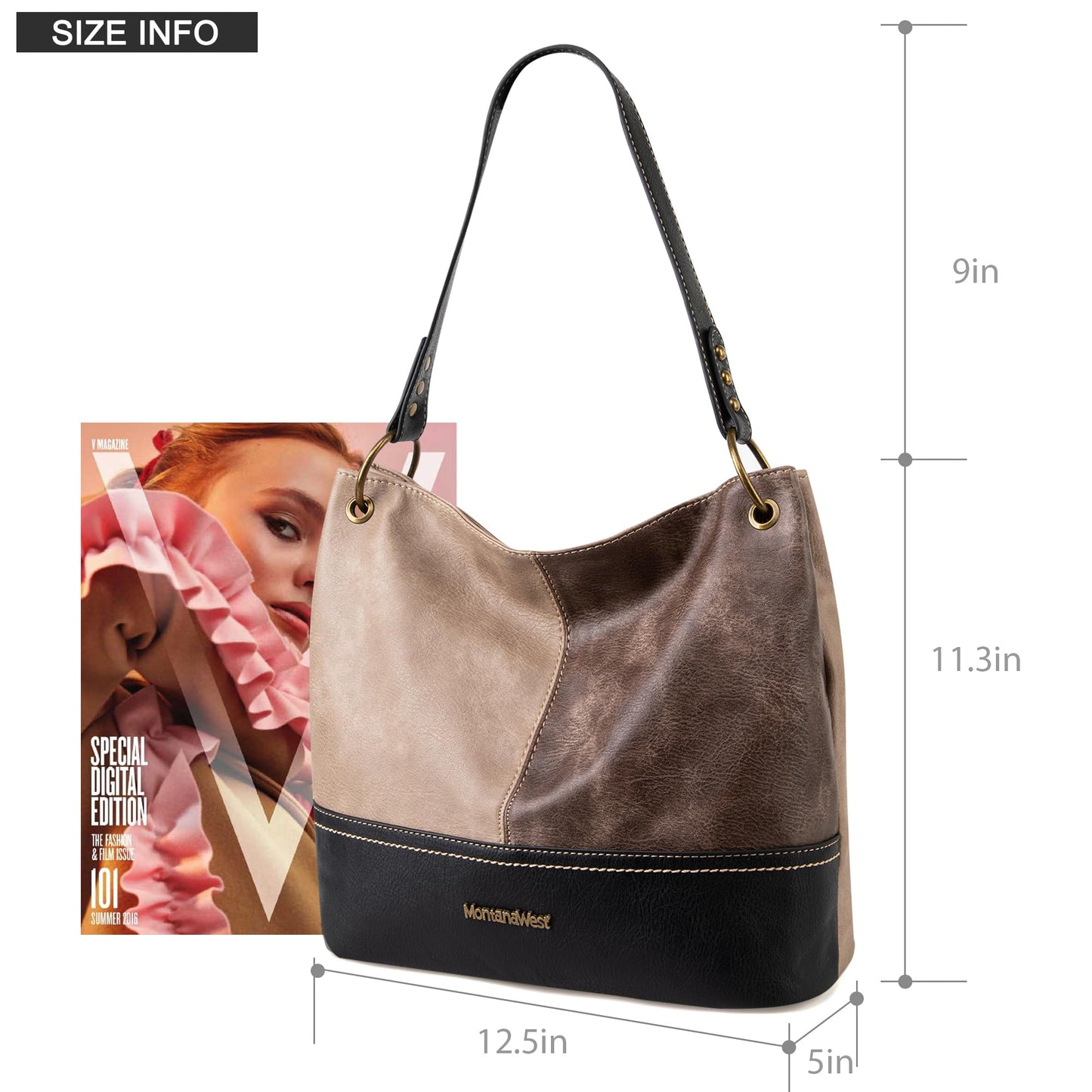 Hobo Bag Purses and Handbags for Women Top Handle Handbags with Zipper