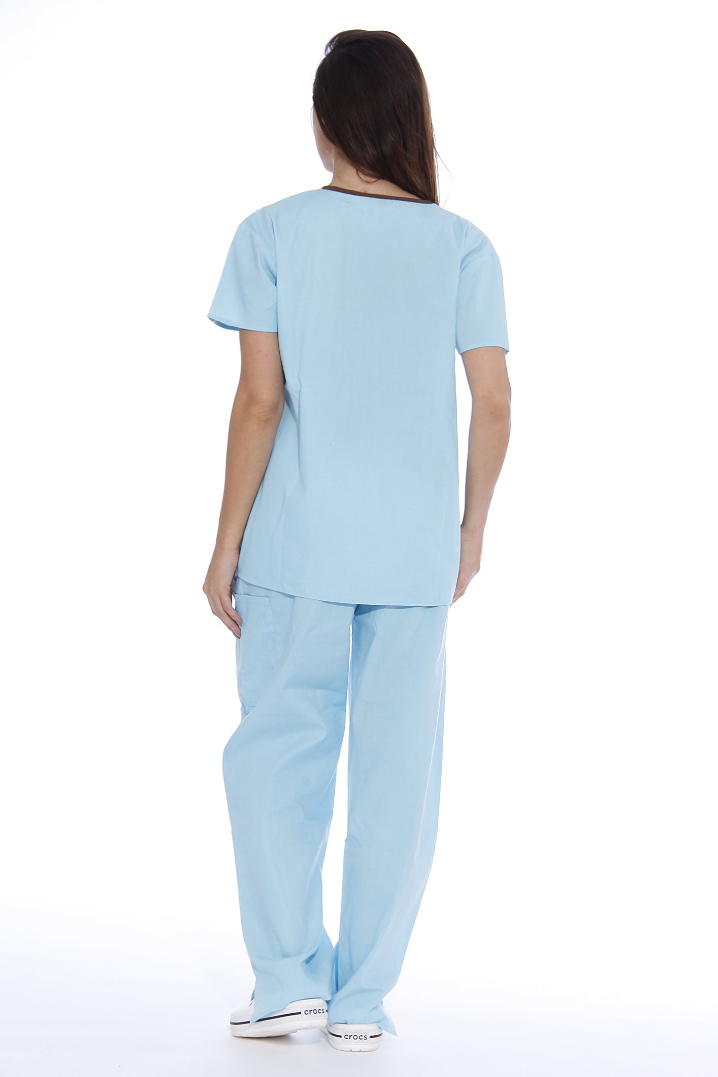 Just Love Women's Scrub Sets Medical Scrubs (Mock Wrap)