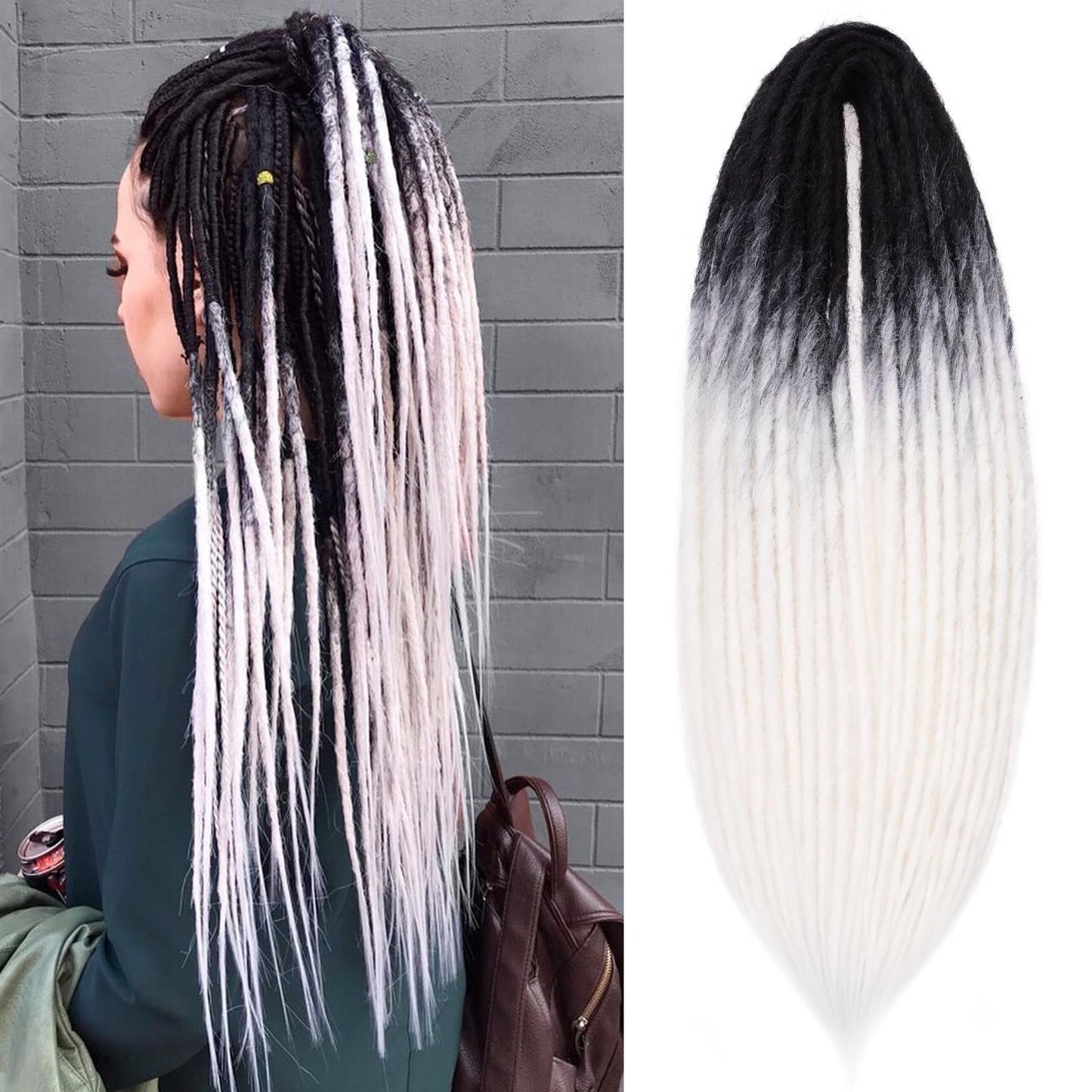 Dreadlock Extensions Hippie Single Ended Dreads