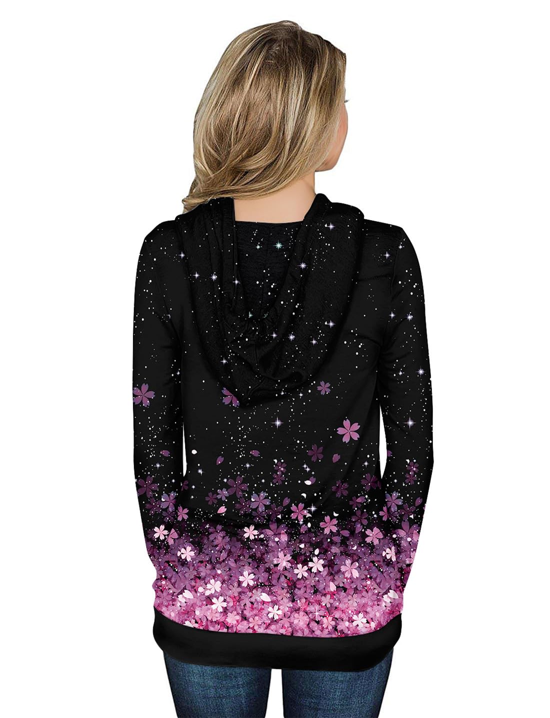 Women's Pullover Hoodies Girls Trendy Fashion Tops Hooded Sweatshirts
