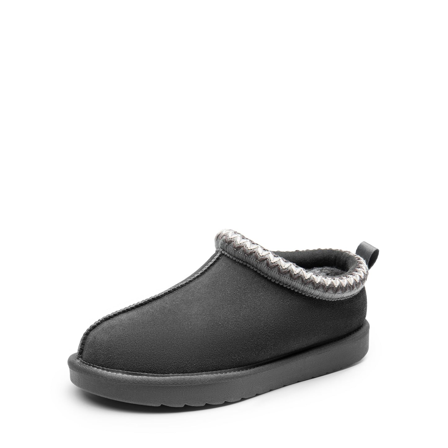 DREAM PAIRS Women's Fuzzy Cozy Slippers Genuine Suede Indoor Outdoor Fluffy Home Comfy Winter Slip On Cute Warm Memory Foam Furry Shoes FuzzyEasy