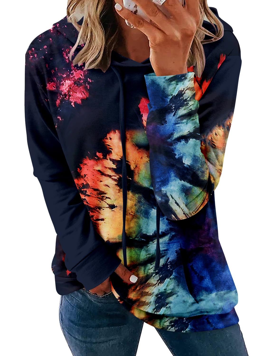 Women's Pullover Hoodies Girls Trendy Fashion Tops Hooded Sweatshirts