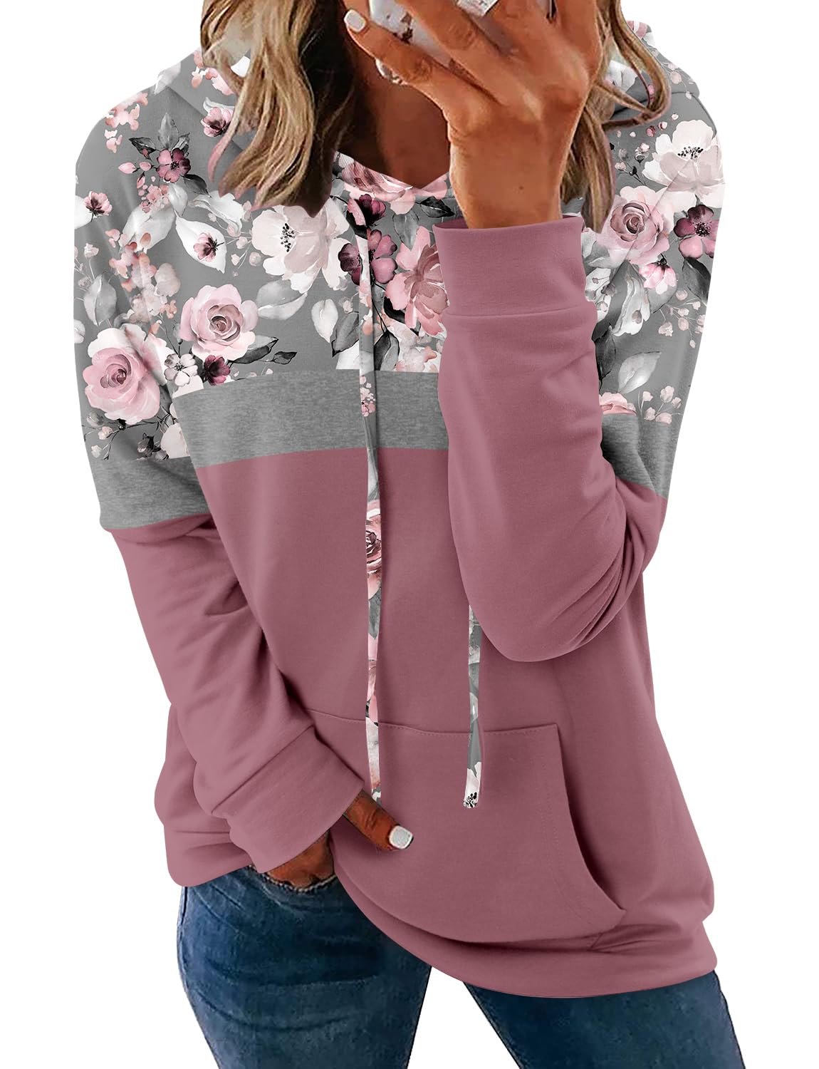 Women's Pullover Hoodies Girls Trendy Fashion Tops Hooded Sweatshirts