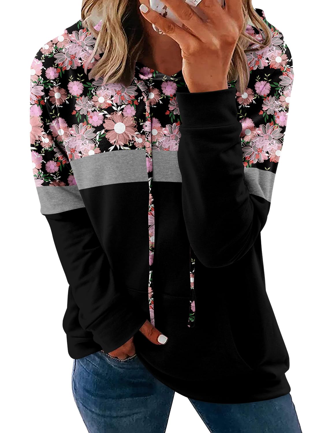 Women's Pullover Hoodies Girls Trendy Fashion Tops Hooded Sweatshirts