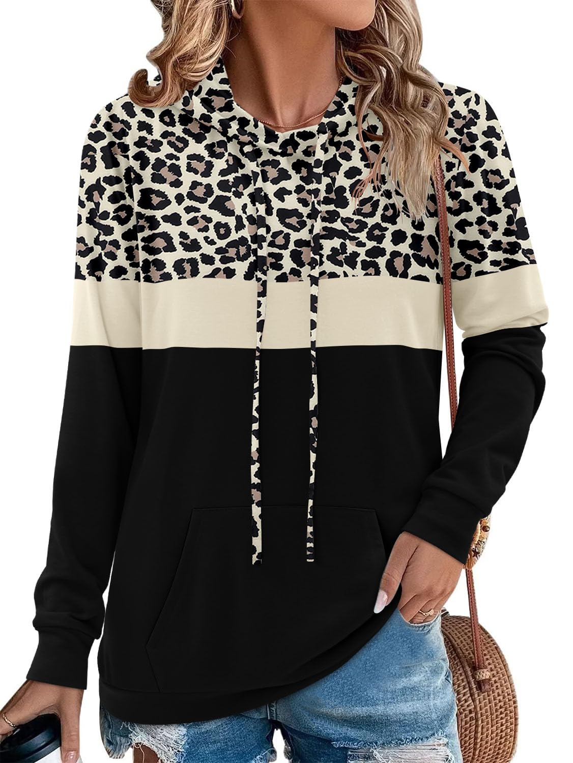 Women's Pullover Hoodies Girls Trendy Fashion Tops Hooded Sweatshirts