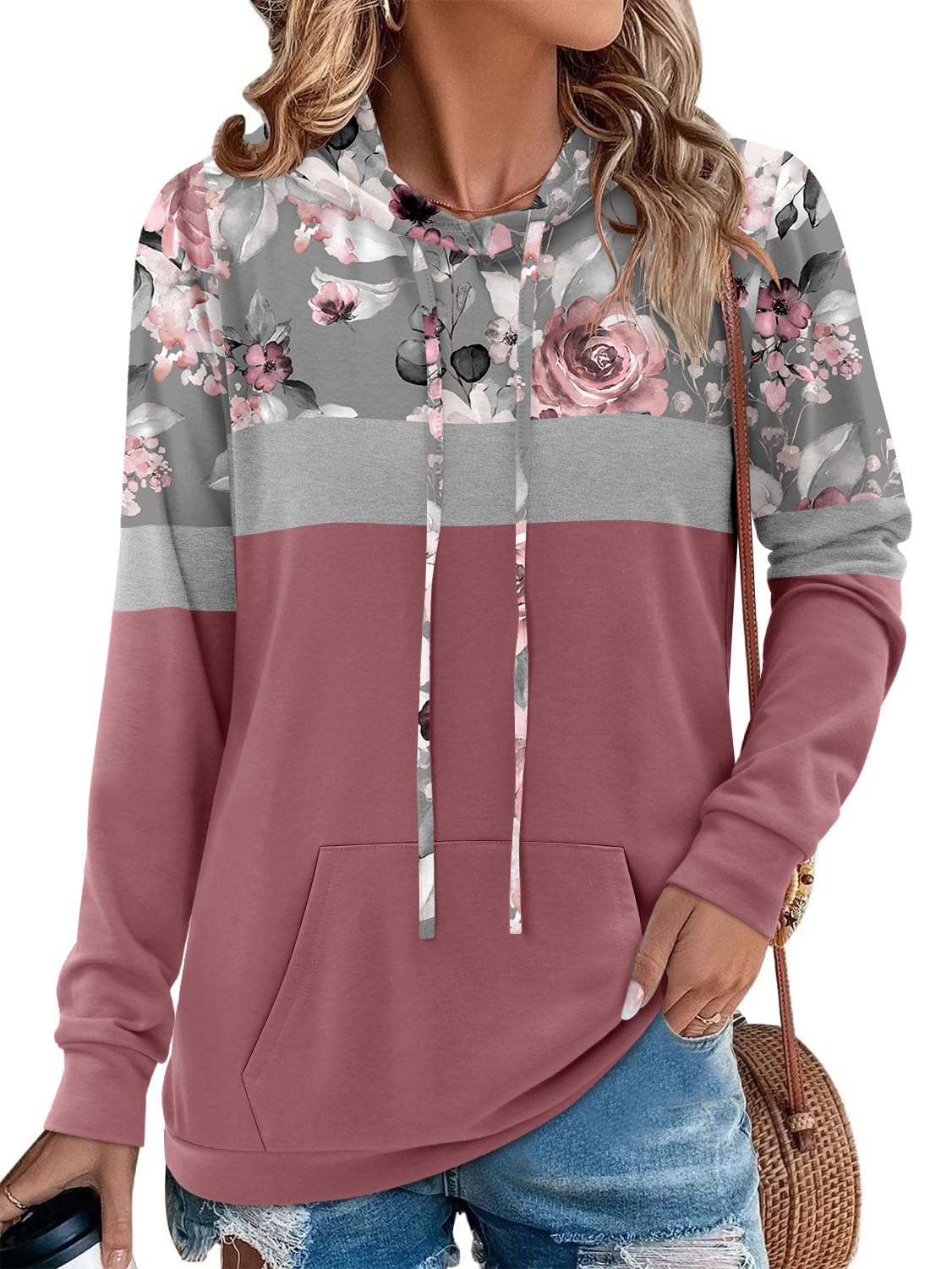 Women's Pullover Hoodies Girls Trendy Fashion Tops Hooded Sweatshirts