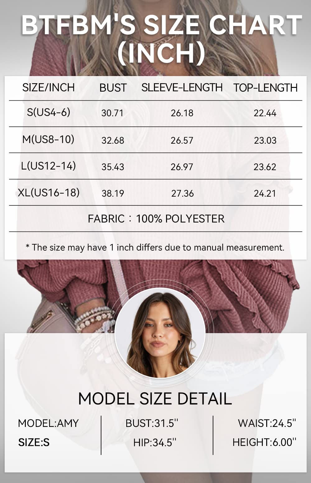 Women’s V Neck Long Sleeve Blouse Loose Fit Tunics Ruffles Off Shoulder Waffle Knit Solid Color Tops