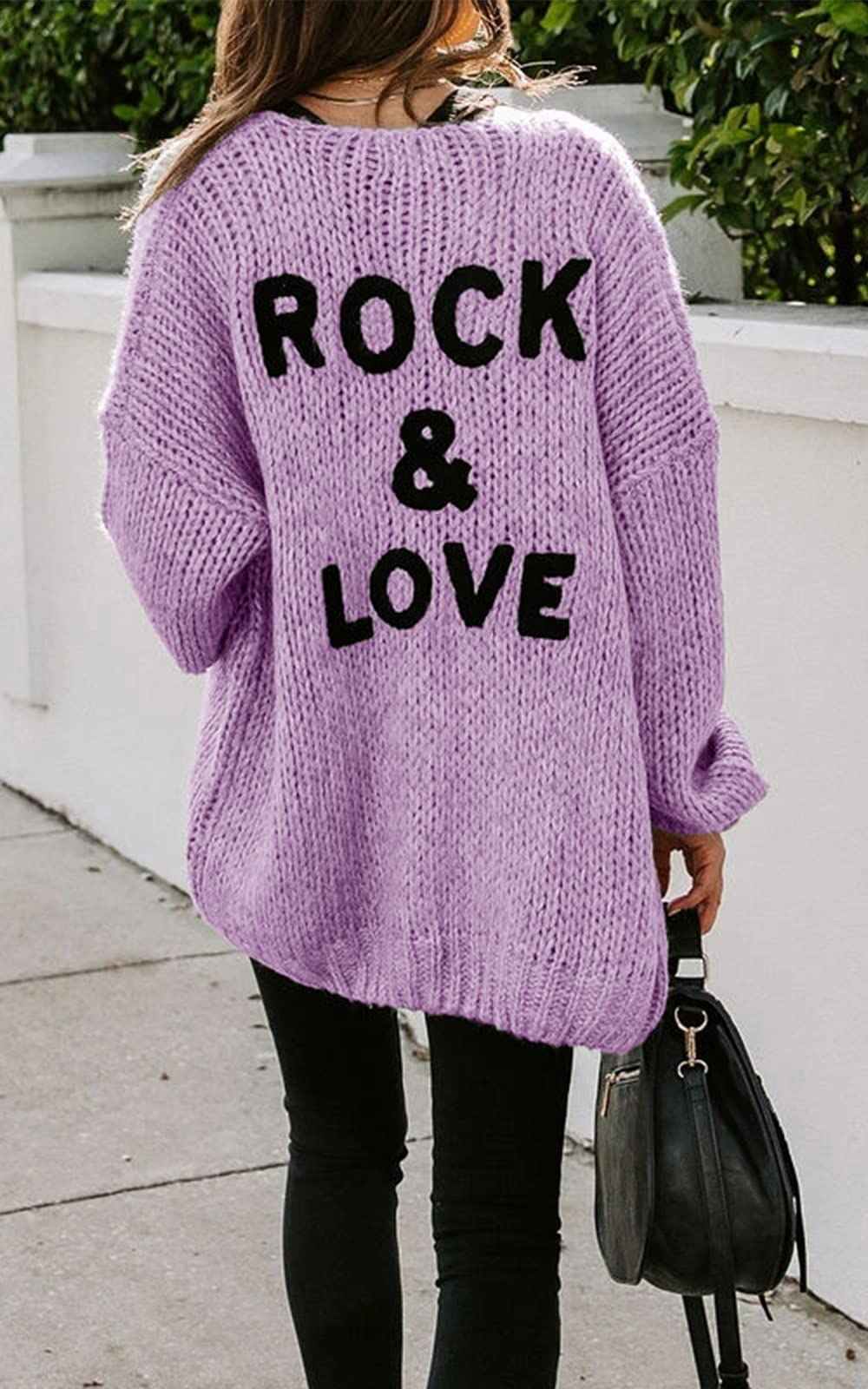 PRETTYGARDEN Women's Long Sleeve Open Front Knit Cardigans Sweaters Soft Loose Draped Coat Outerwear