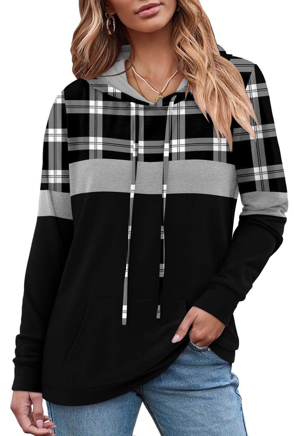 Women's Pullover Hoodies Girls Trendy Fashion Tops Hooded Sweatshirts