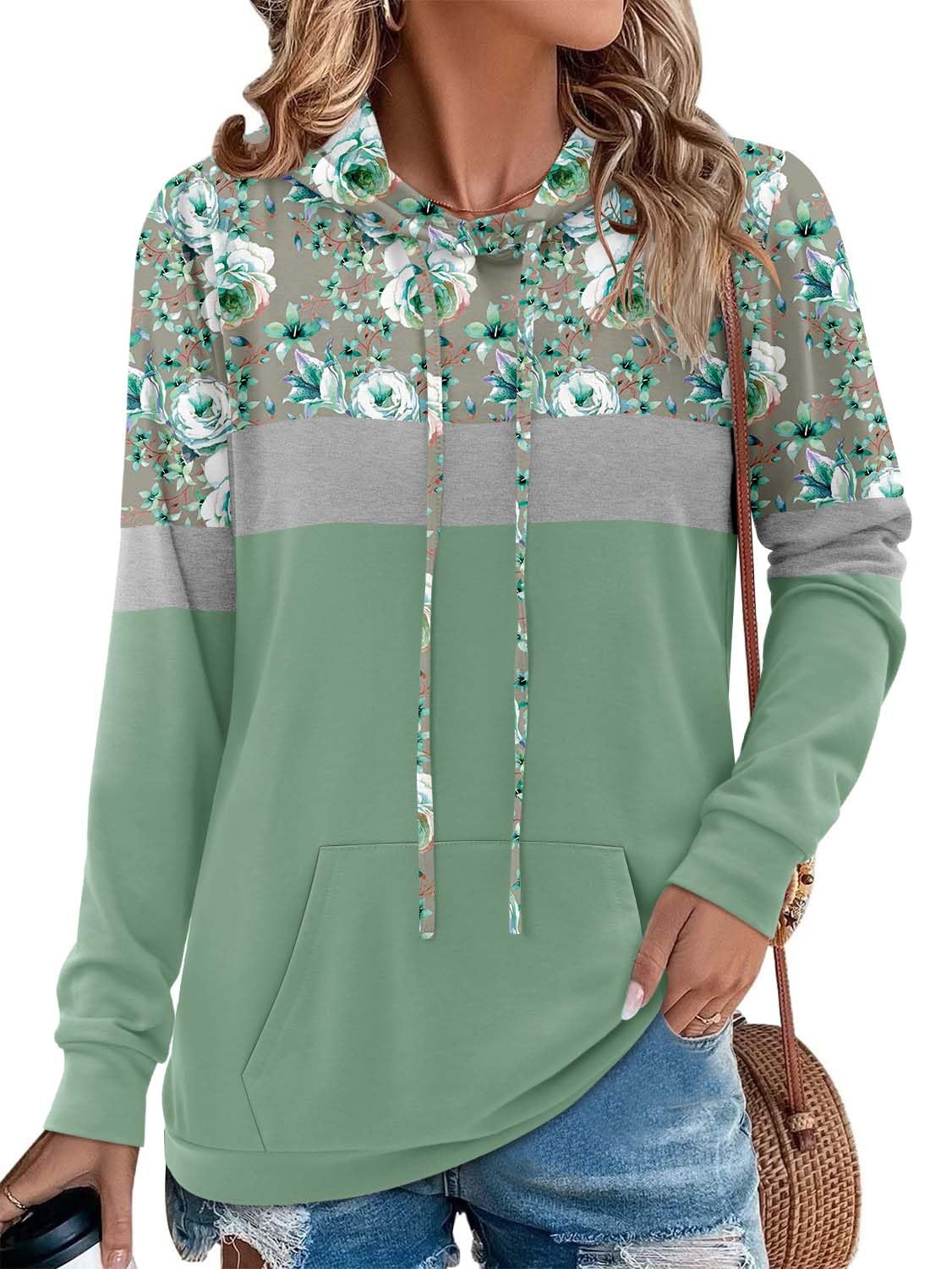 Women's Pullover Hoodies Girls Trendy Fashion Tops Hooded Sweatshirts