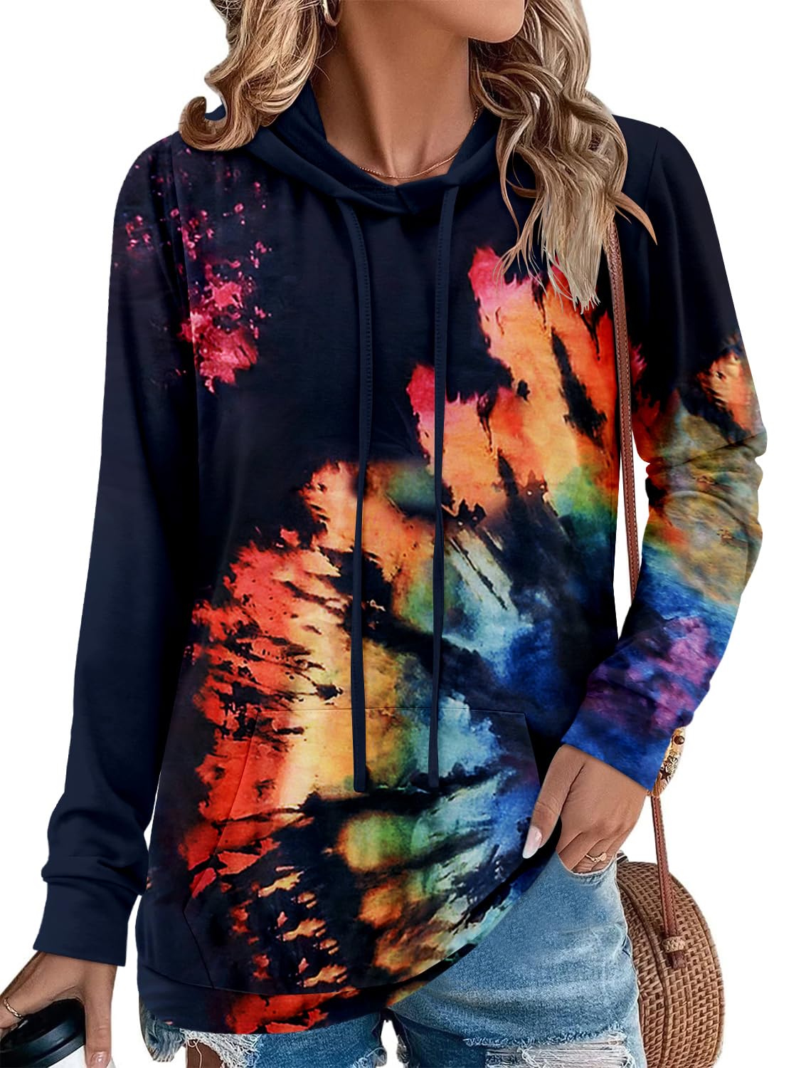 Women's Pullover Hoodies Girls Trendy Fashion Tops Hooded Sweatshirts