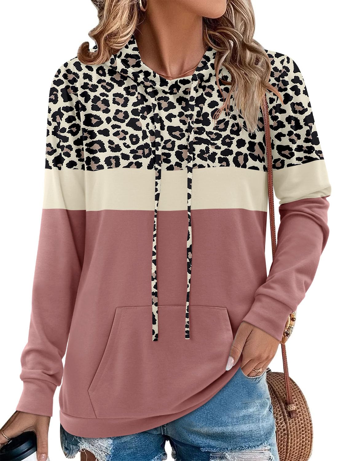 Women's Pullover Hoodies Girls Trendy Fashion Tops Hooded Sweatshirts