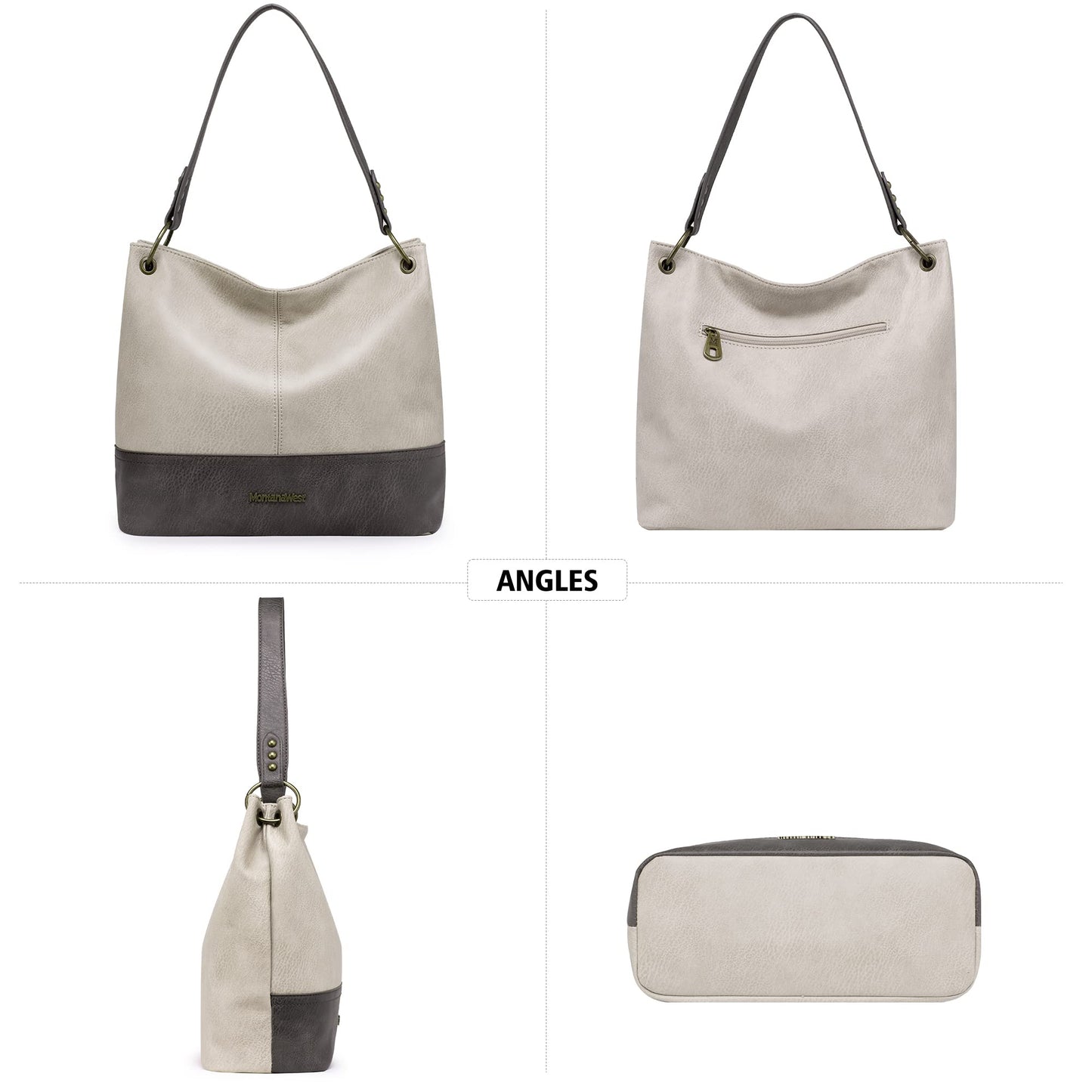 Hobo Bag Purses and Handbags for Women Top Handle Handbags with Zipper