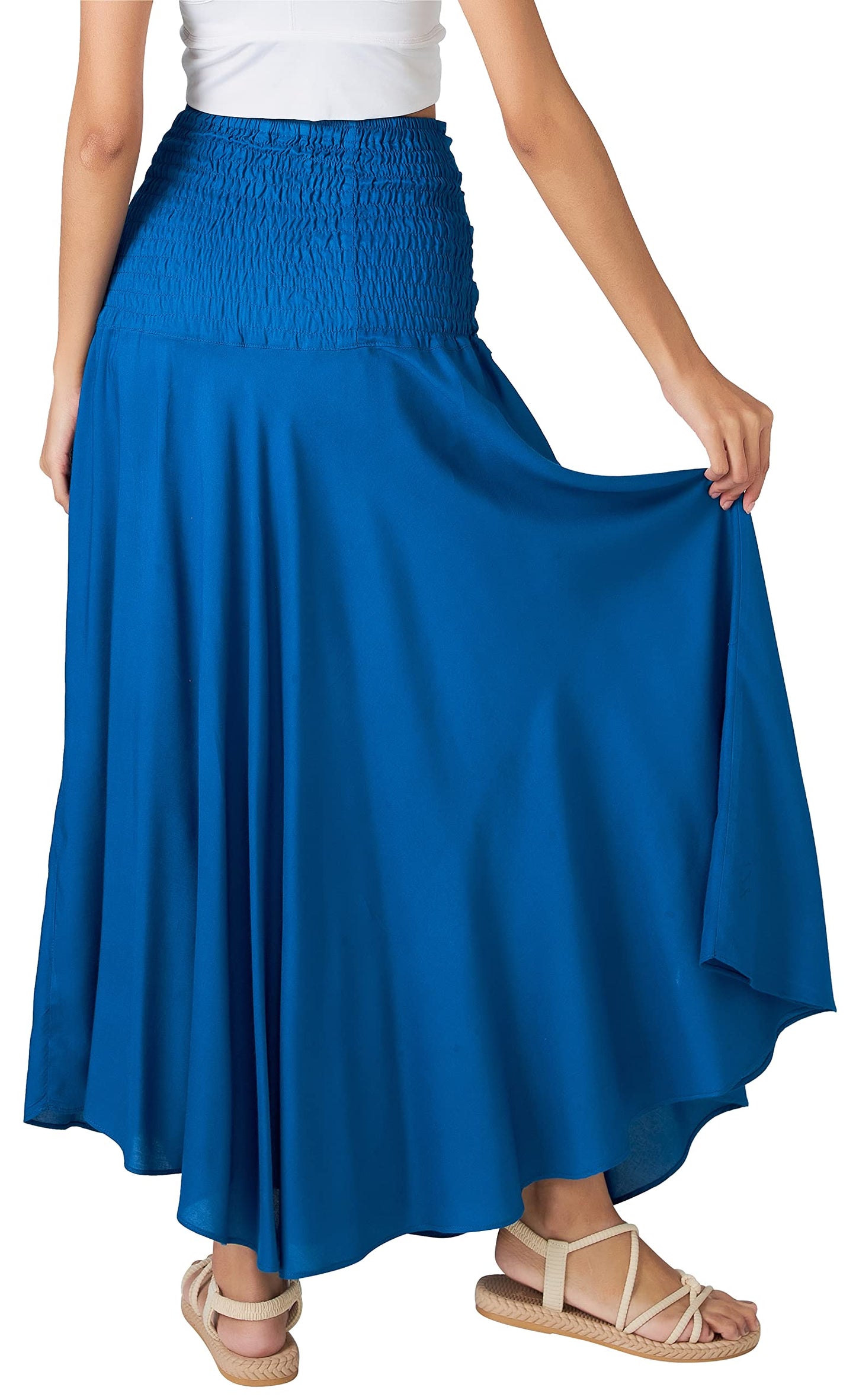 Long Boho Skirts for Women - Bohemian Hippie Maxi Summer Skirt