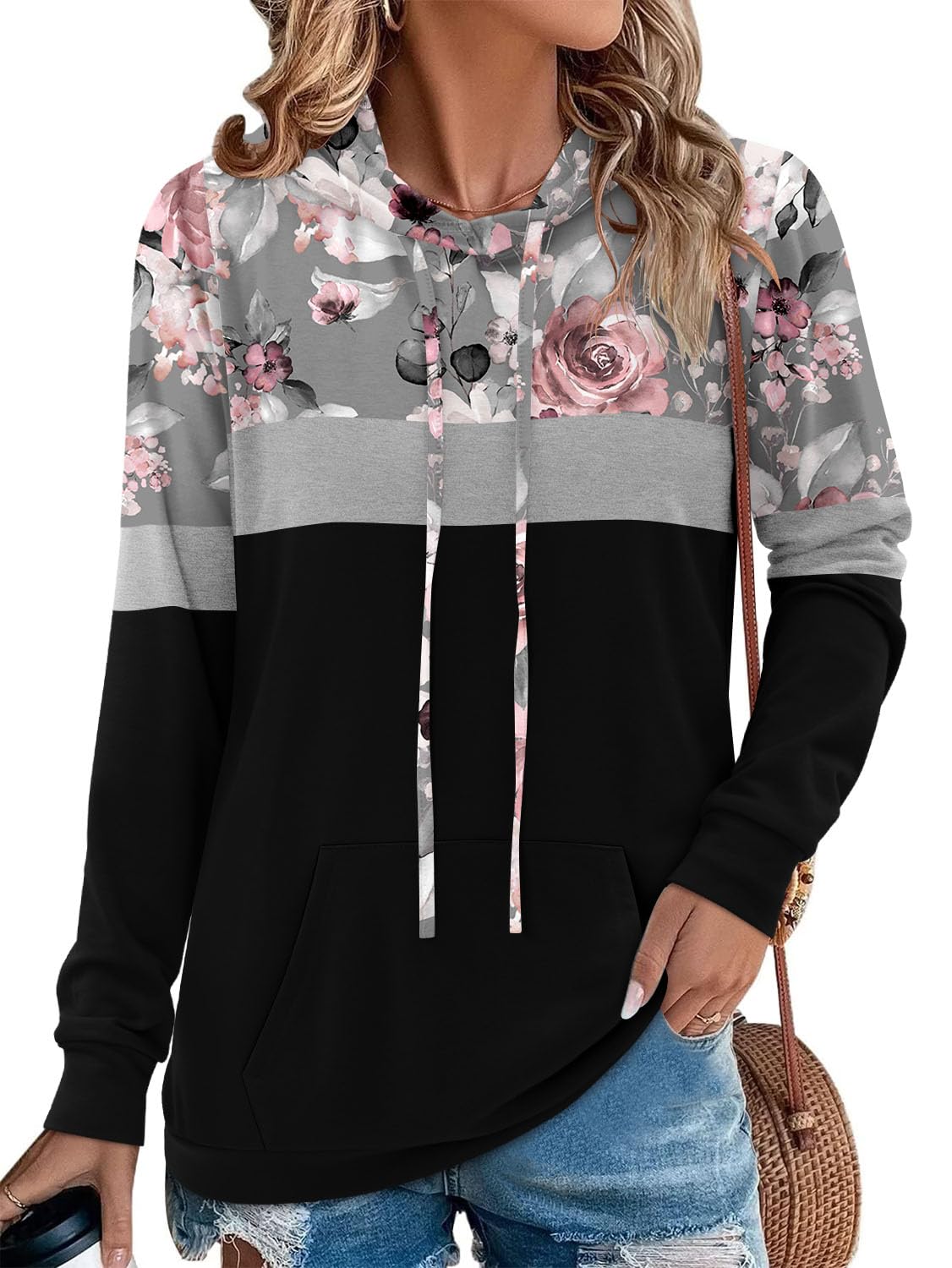 Women's Pullover Hoodies Girls Trendy Fashion Tops Hooded Sweatshirts