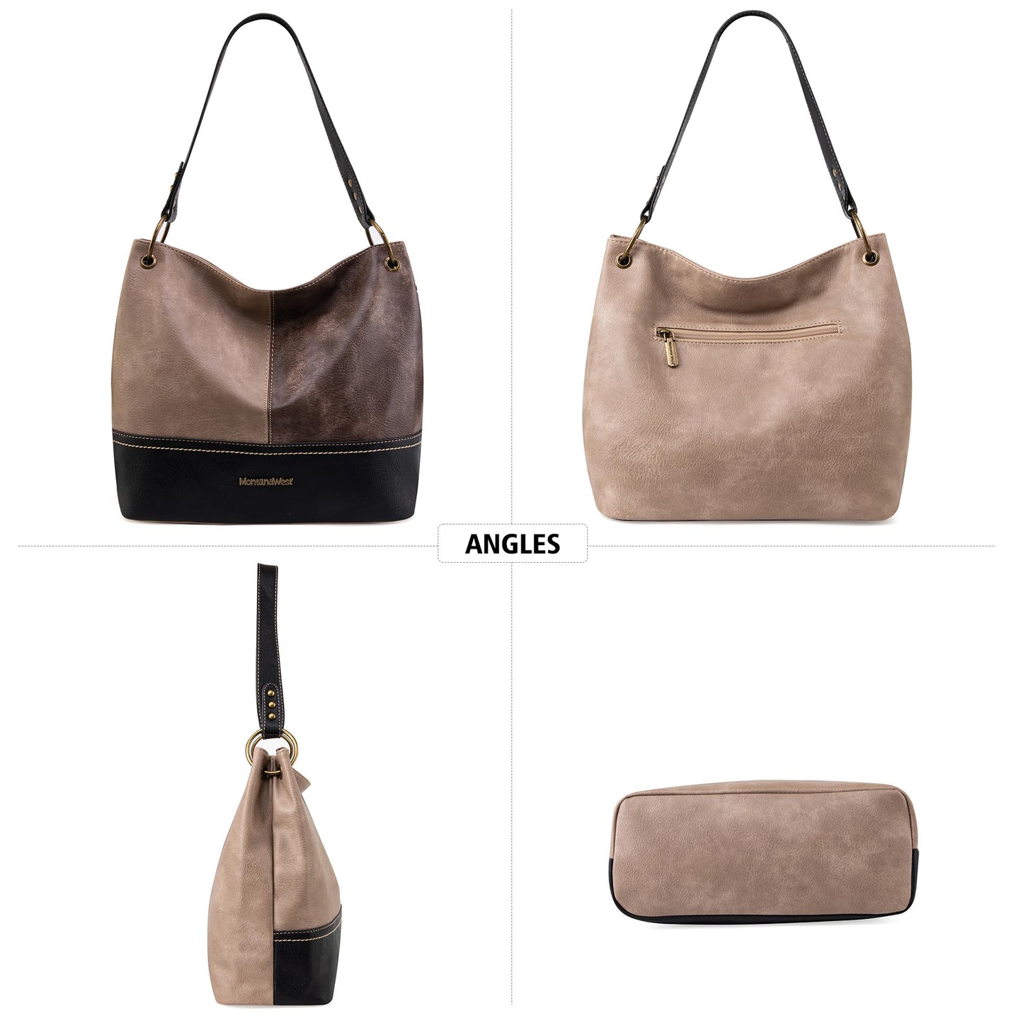 Hobo Bag Purses and Handbags for Women Top Handle Handbags with Zipper