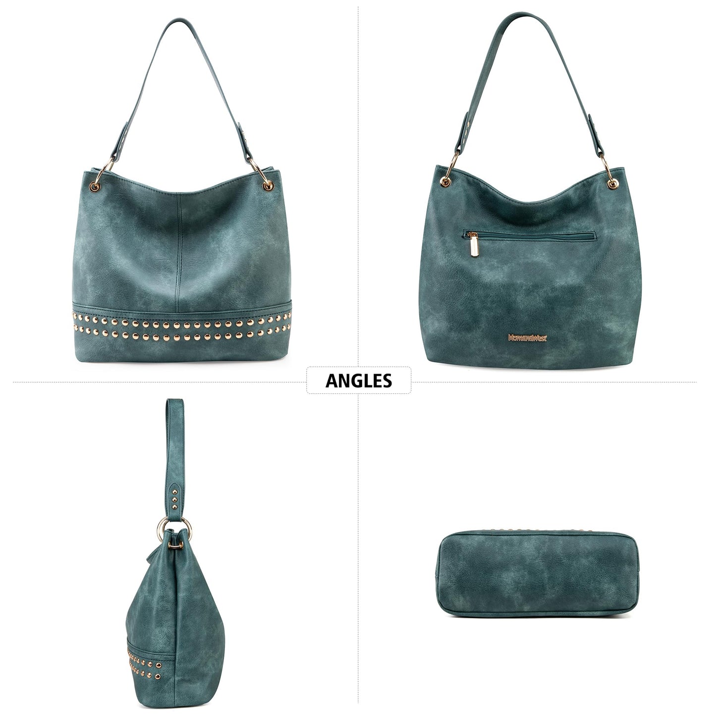Hobo Bag Purses and Handbags for Women Top Handle Handbags with Zipper