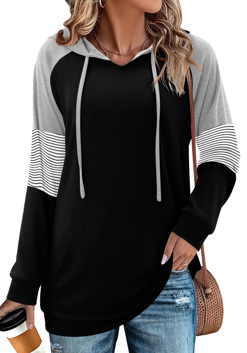 Women's Pullover Hoodies Girls Trendy Fashion Tops Hooded Sweatshirts