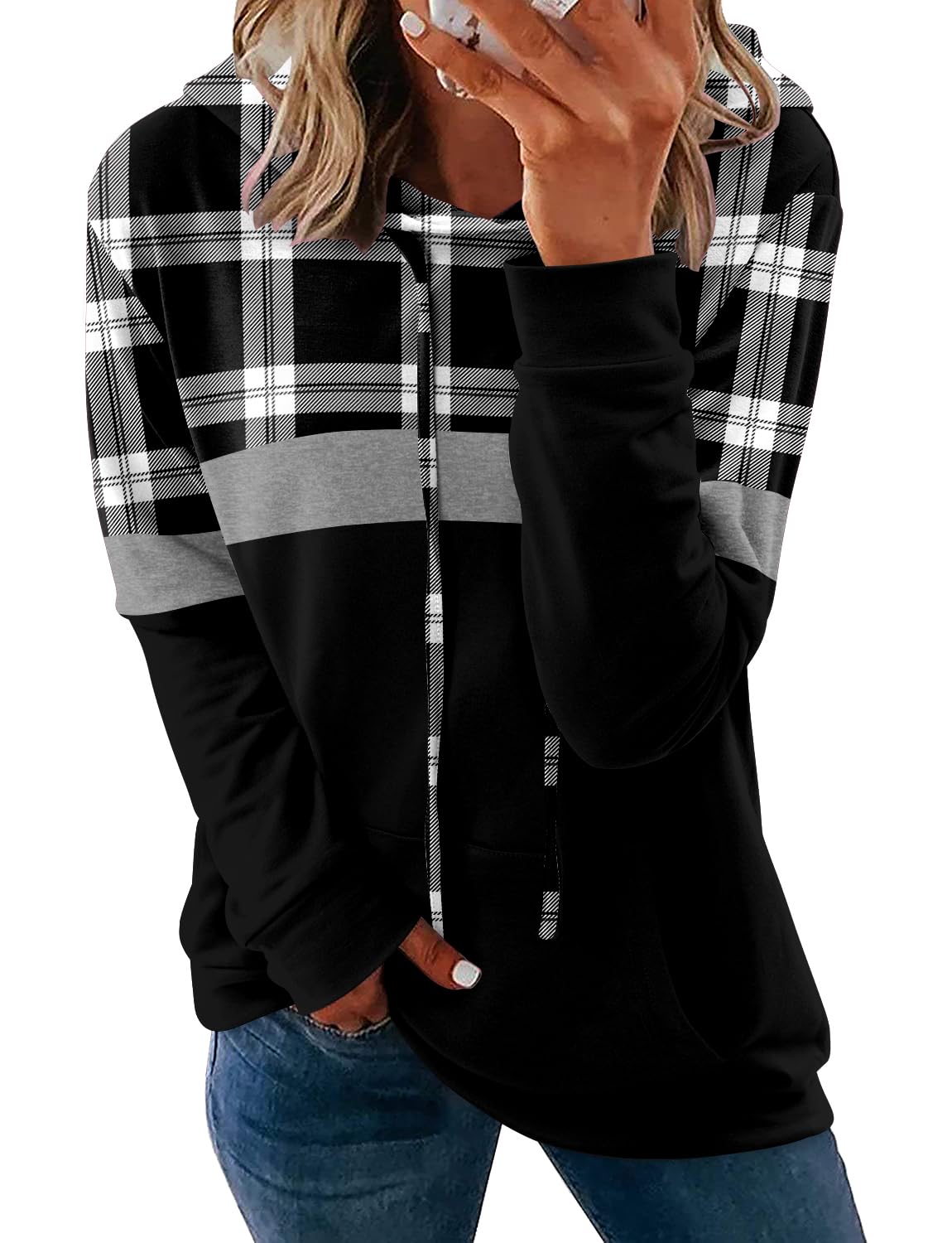 Women's Pullover Hoodies Girls Trendy Fashion Tops Hooded Sweatshirts