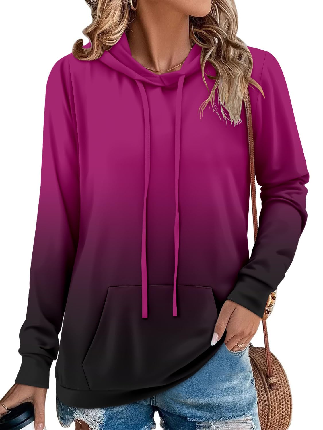 Women's Pullover Hoodies Girls Trendy Fashion Tops Hooded Sweatshirts