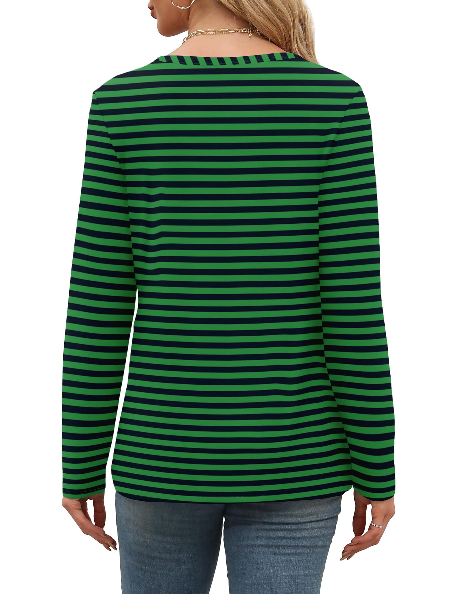 Womens Long Sleeve T Shirts Fashion Tops Comfy Basic Tees Plain Tshirts