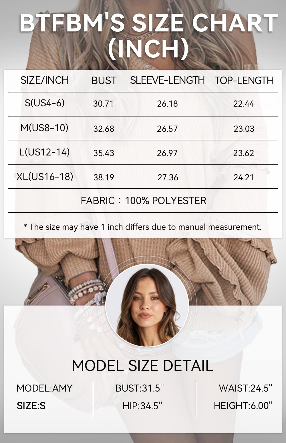 Women’s V Neck Long Sleeve Blouse Loose Fit Tunics Ruffles Off Shoulder Waffle Knit Solid Color Tops
