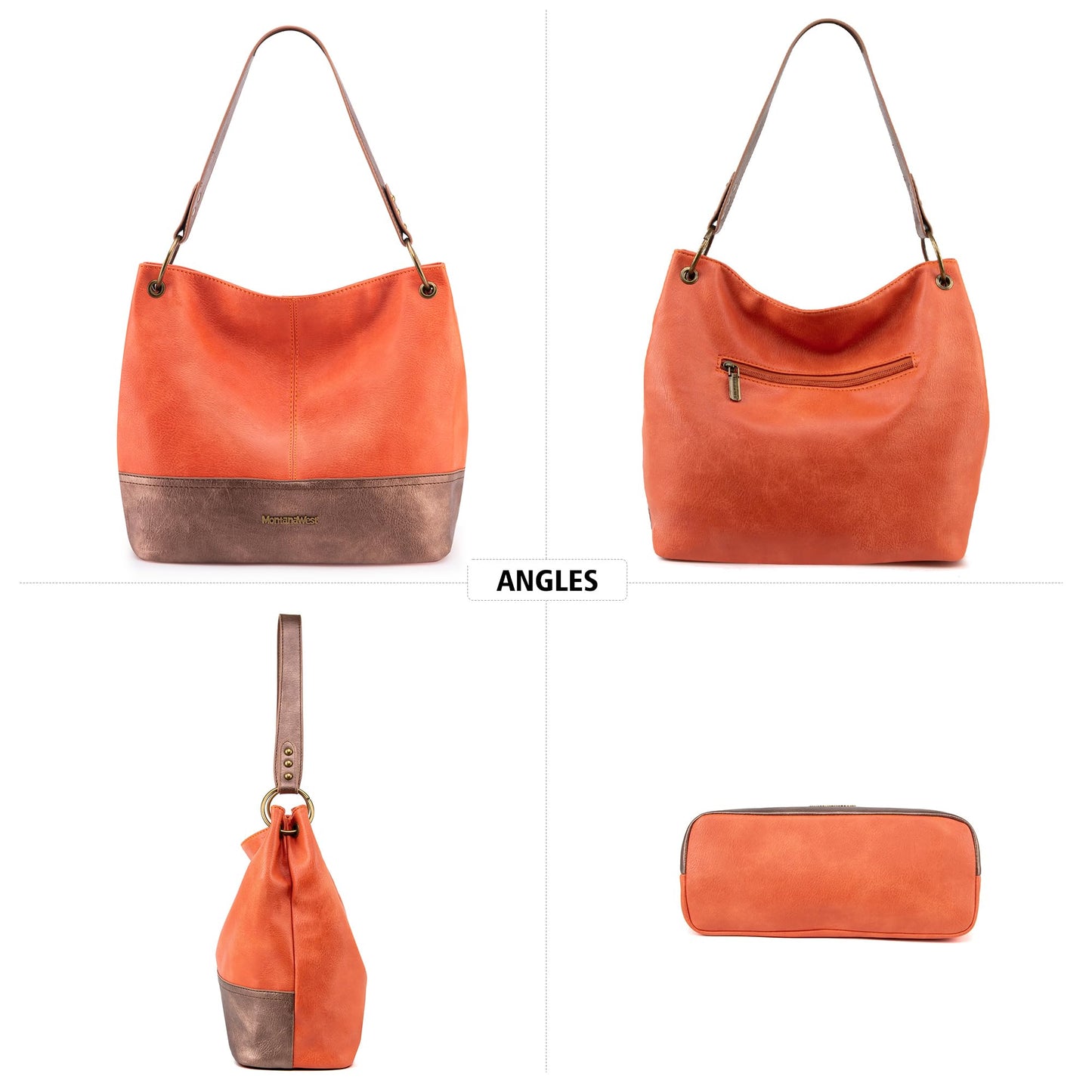 Hobo Bag Purses and Handbags for Women Top Handle Handbags with Zipper
