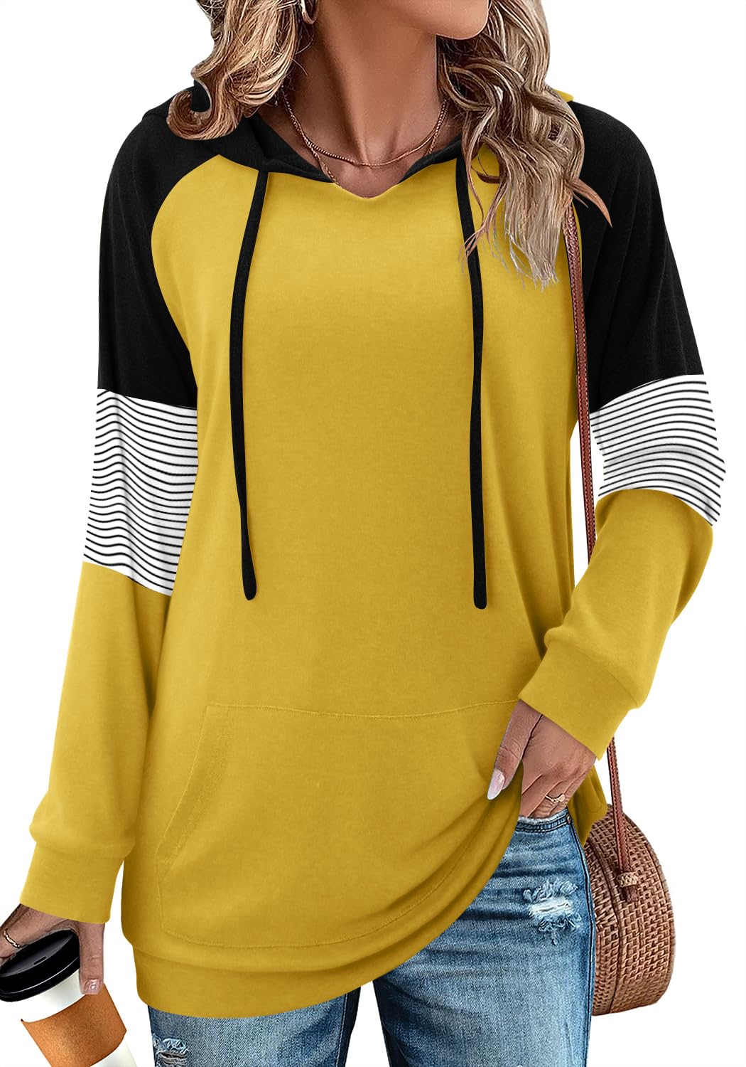 Women's Pullover Hoodies Girls Trendy Fashion Tops Hooded Sweatshirts