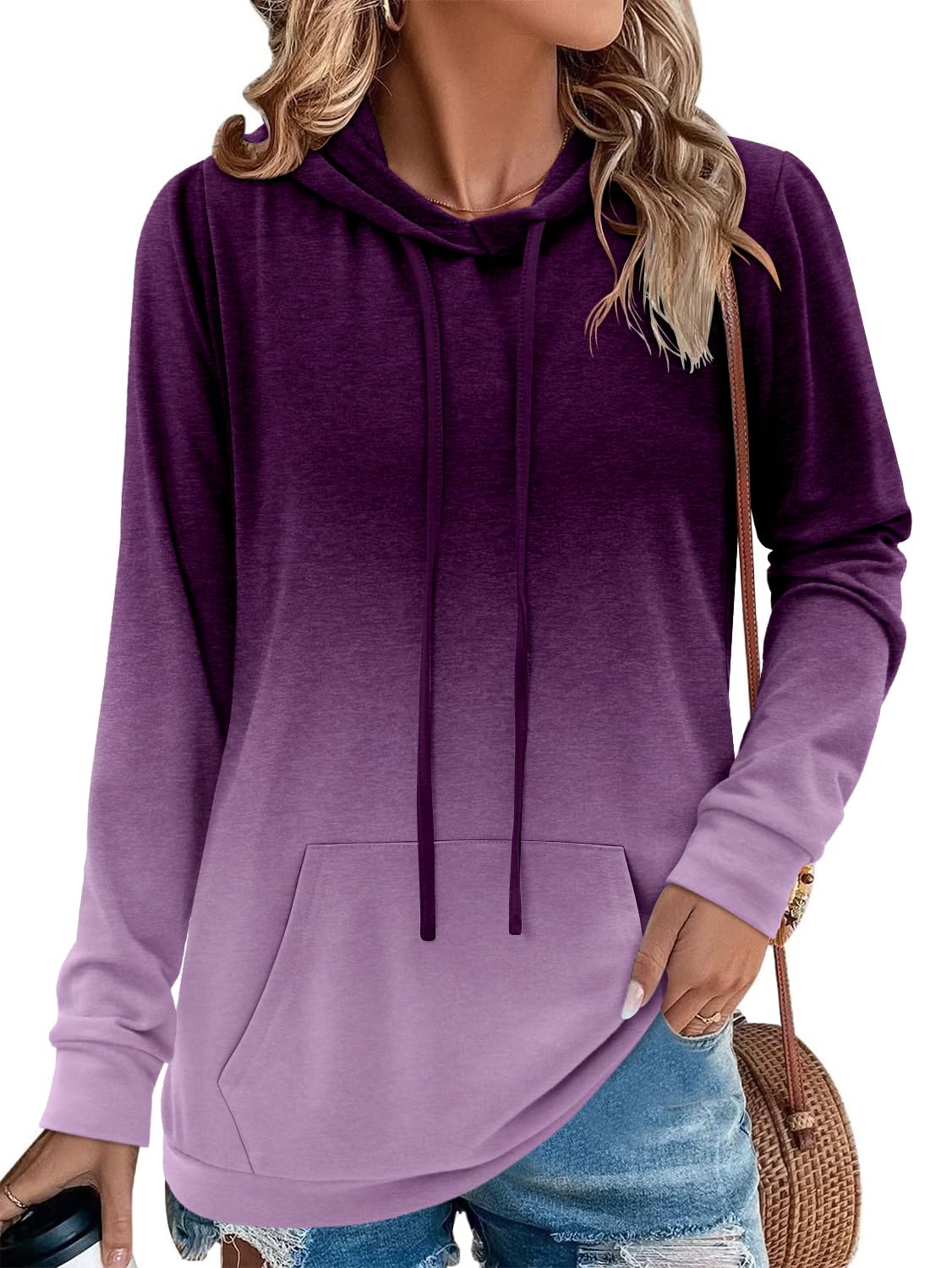 Women's Pullover Hoodies Girls Trendy Fashion Tops Hooded Sweatshirts