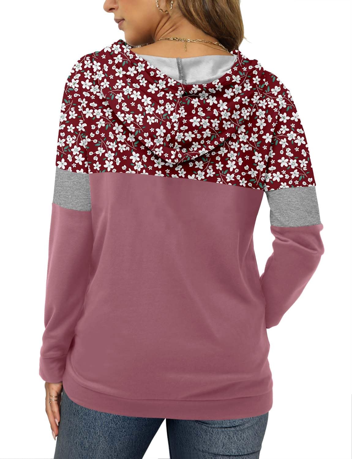 Women's Pullover Hoodies Girls Trendy Fashion Tops Hooded Sweatshirts
