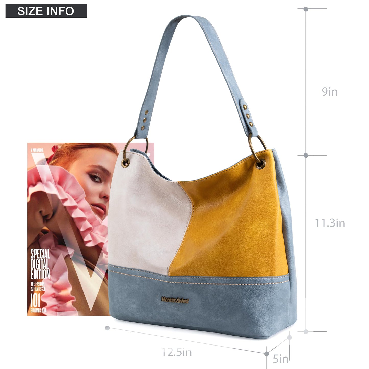 Hobo Bag Purses and Handbags for Women Top Handle Handbags with Zipper