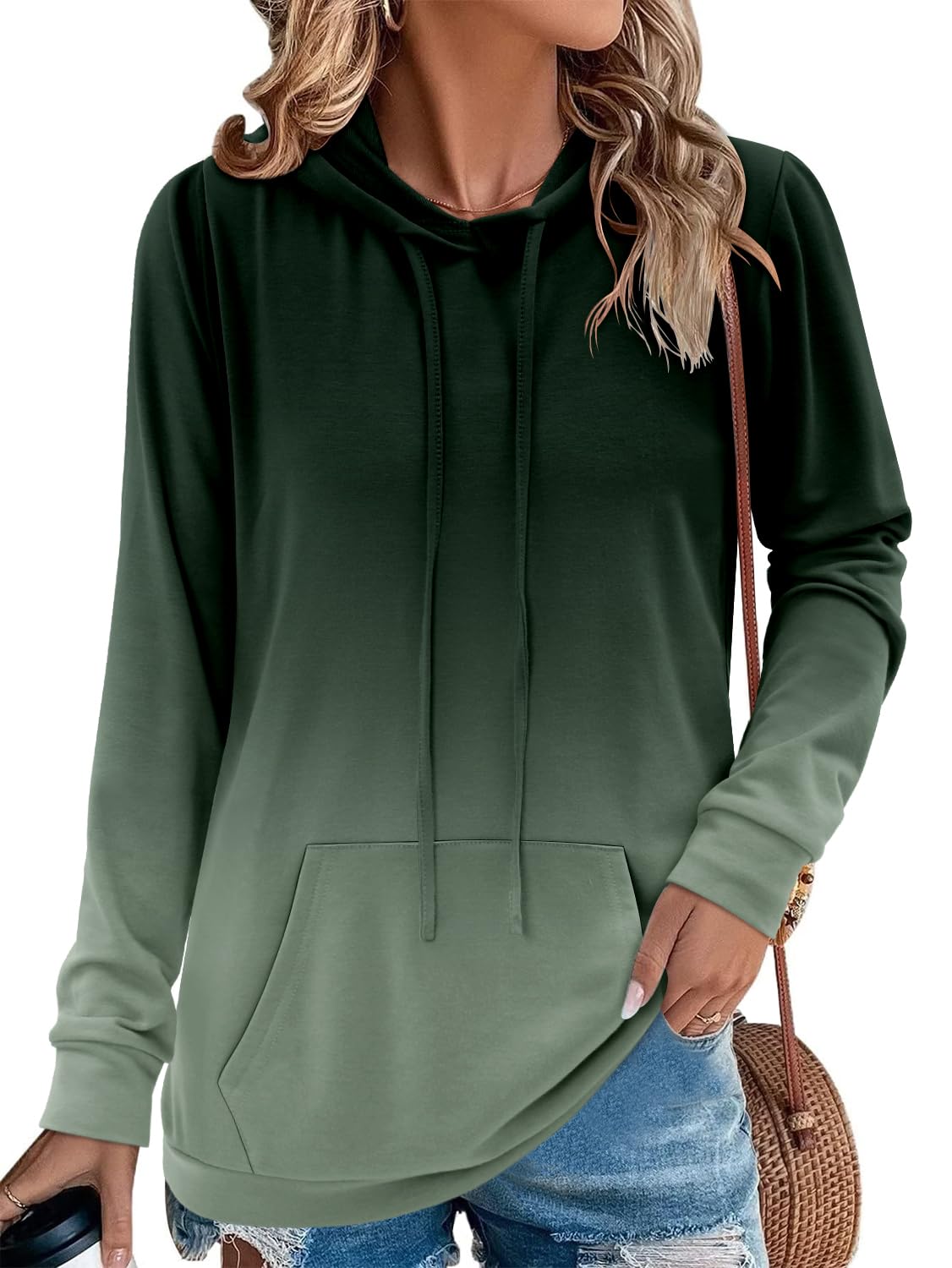 Women's Pullover Hoodies Girls Trendy Fashion Tops Hooded Sweatshirts