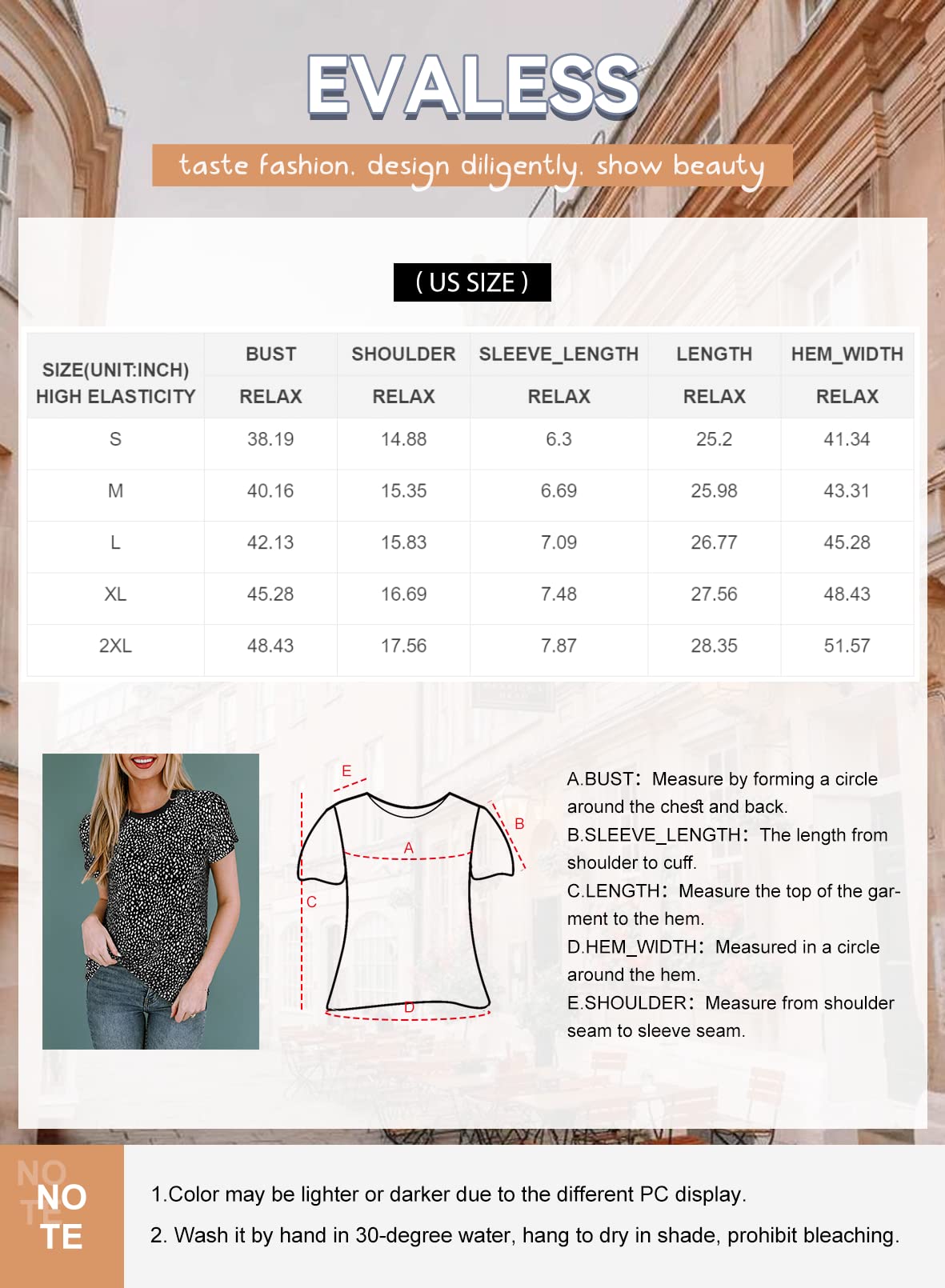 Womens Casual Polka Dot Tops Crewneck Short Sleeve T Shirts Fashion 2024 Spring Summer Loose Fit Shirts