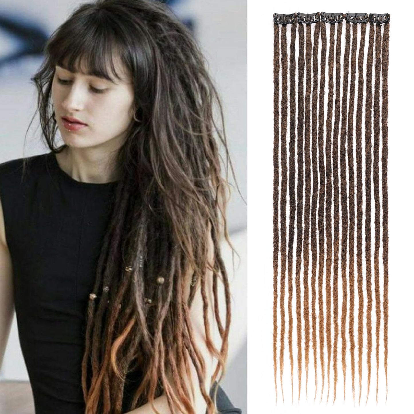 Dreadlock Extensions Hippie Single Ended Dreads