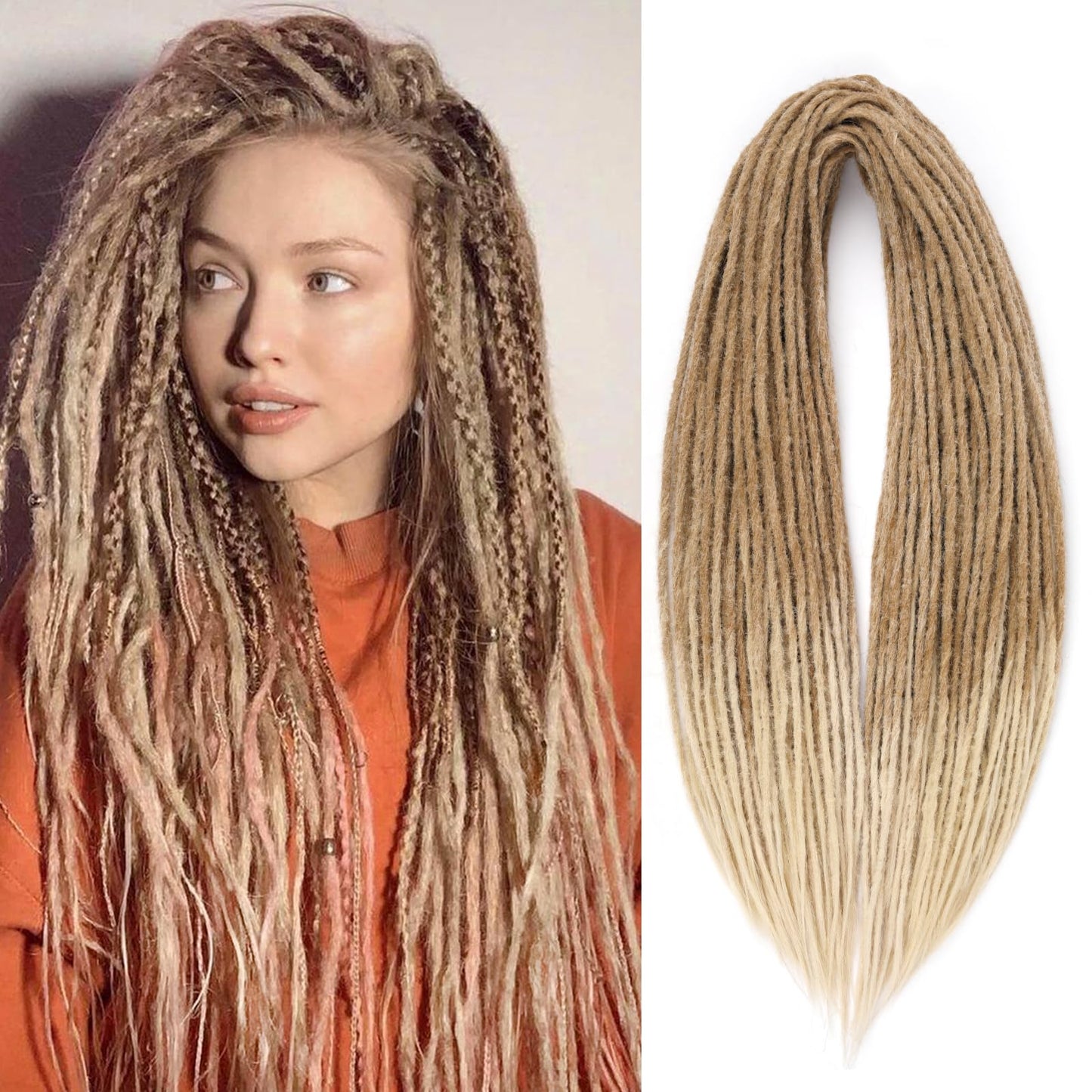 Dreadlock Extensions Hippie Single Ended Dreads