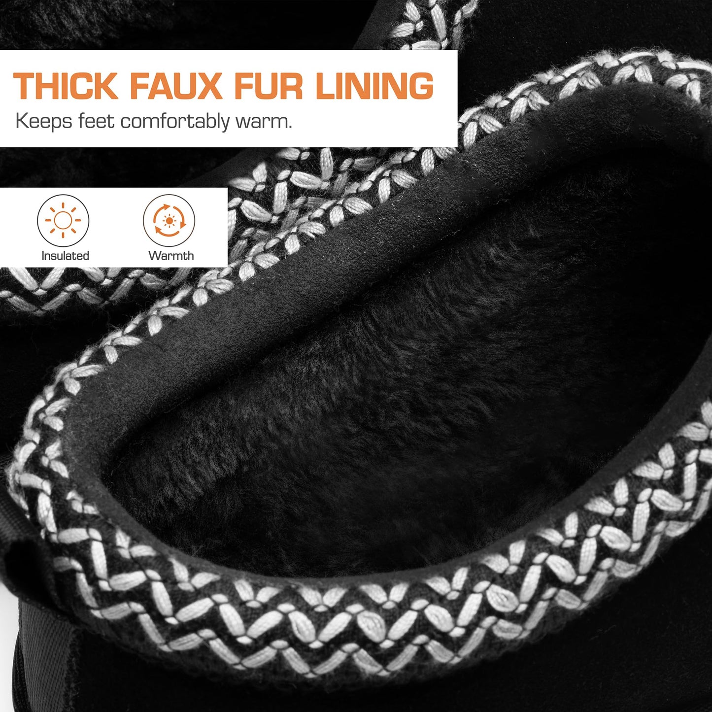 DREAM PAIRS Women's Fuzzy Cozy Slippers Genuine Suede Indoor Outdoor Fluffy Home Comfy Winter Slip On Cute Warm Memory Foam Furry Shoes FuzzyEasy