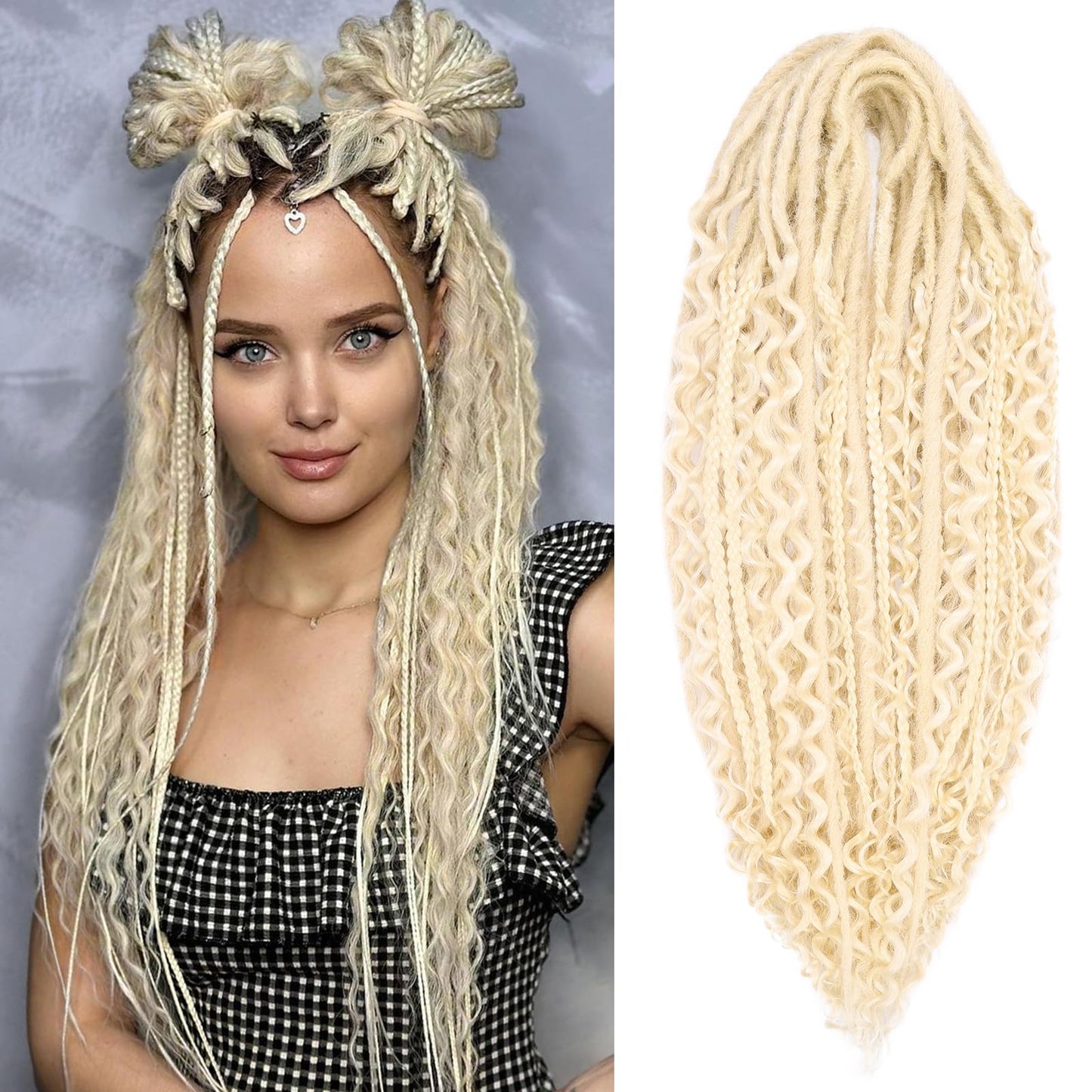 Dreadlock Extensions Hippie Single Ended Dreads