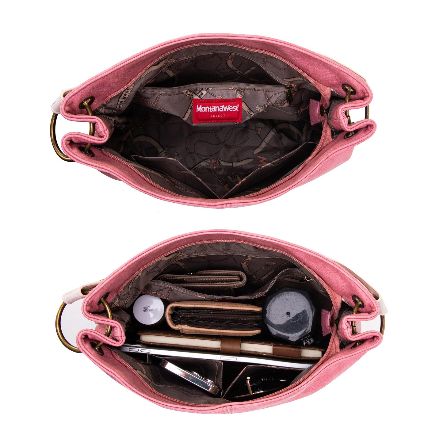 Hobo Bag Purses and Handbags for Women Top Handle Handbags with Zipper