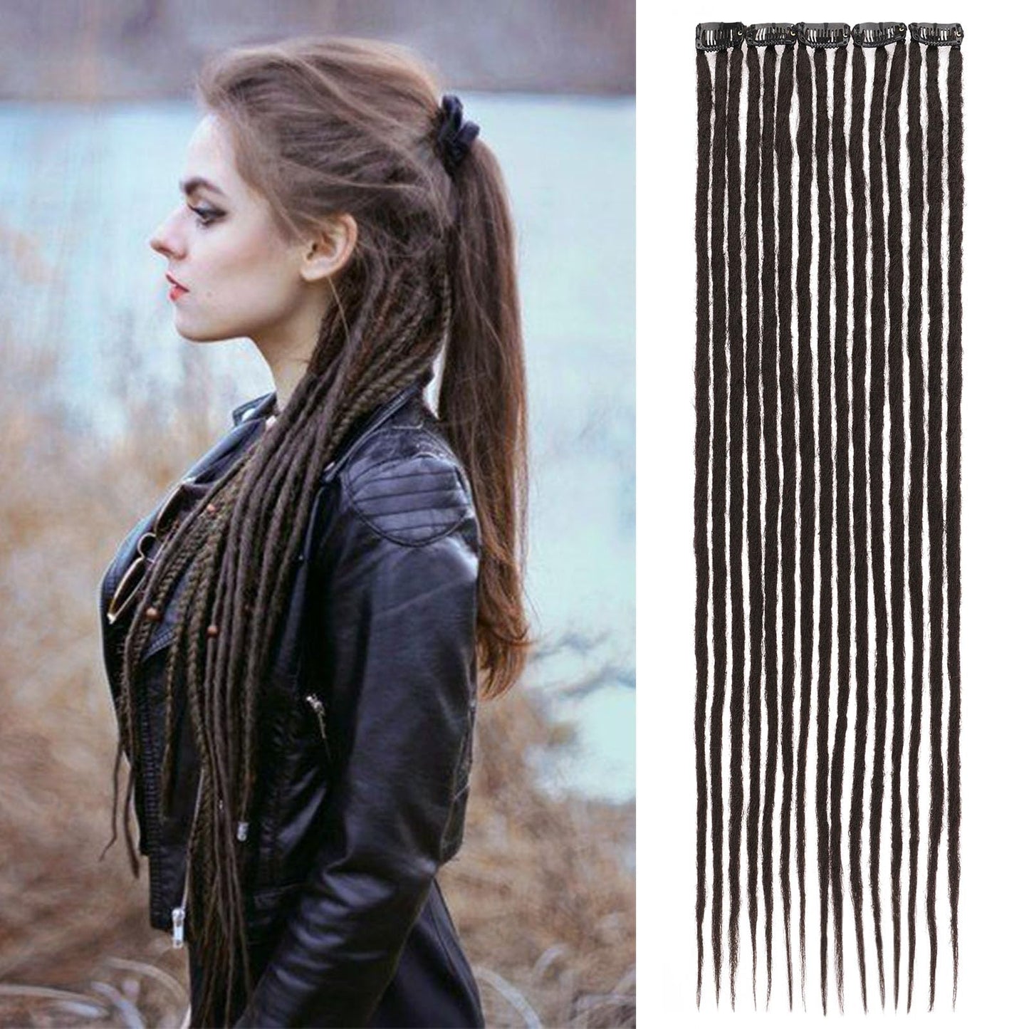 Dreadlock Extensions Hippie Single Ended Dreads