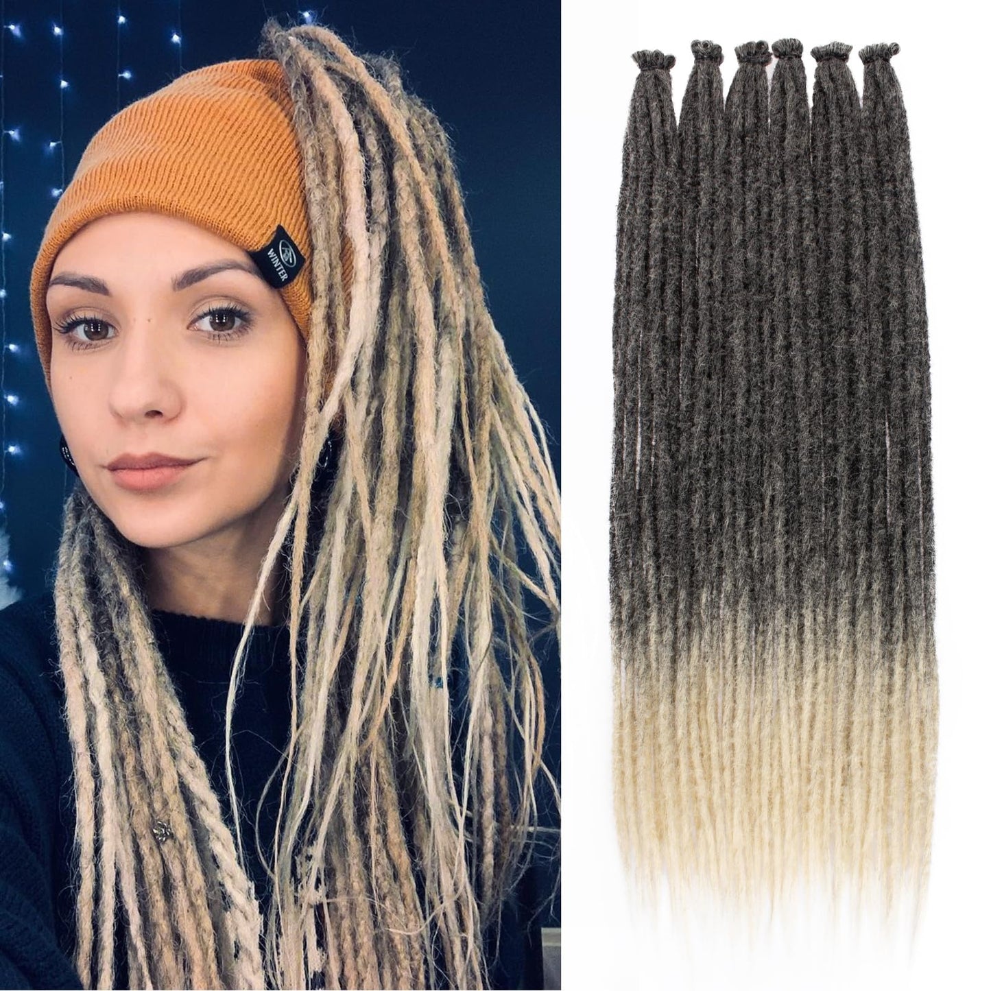 Dreadlock Extensions Hippie Single Ended Dreads